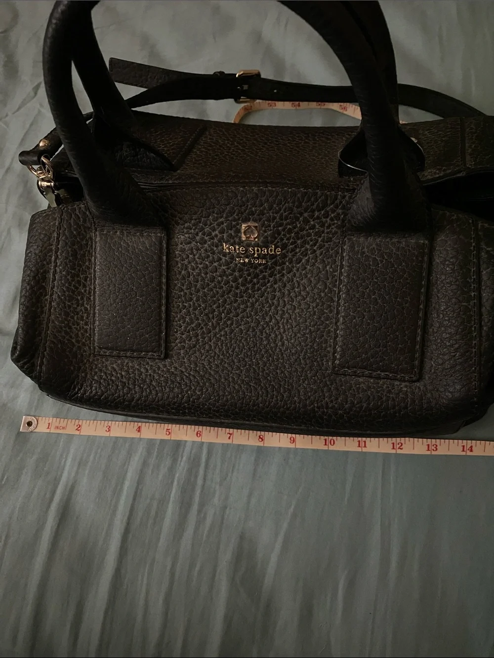 kate spade pebbled leather